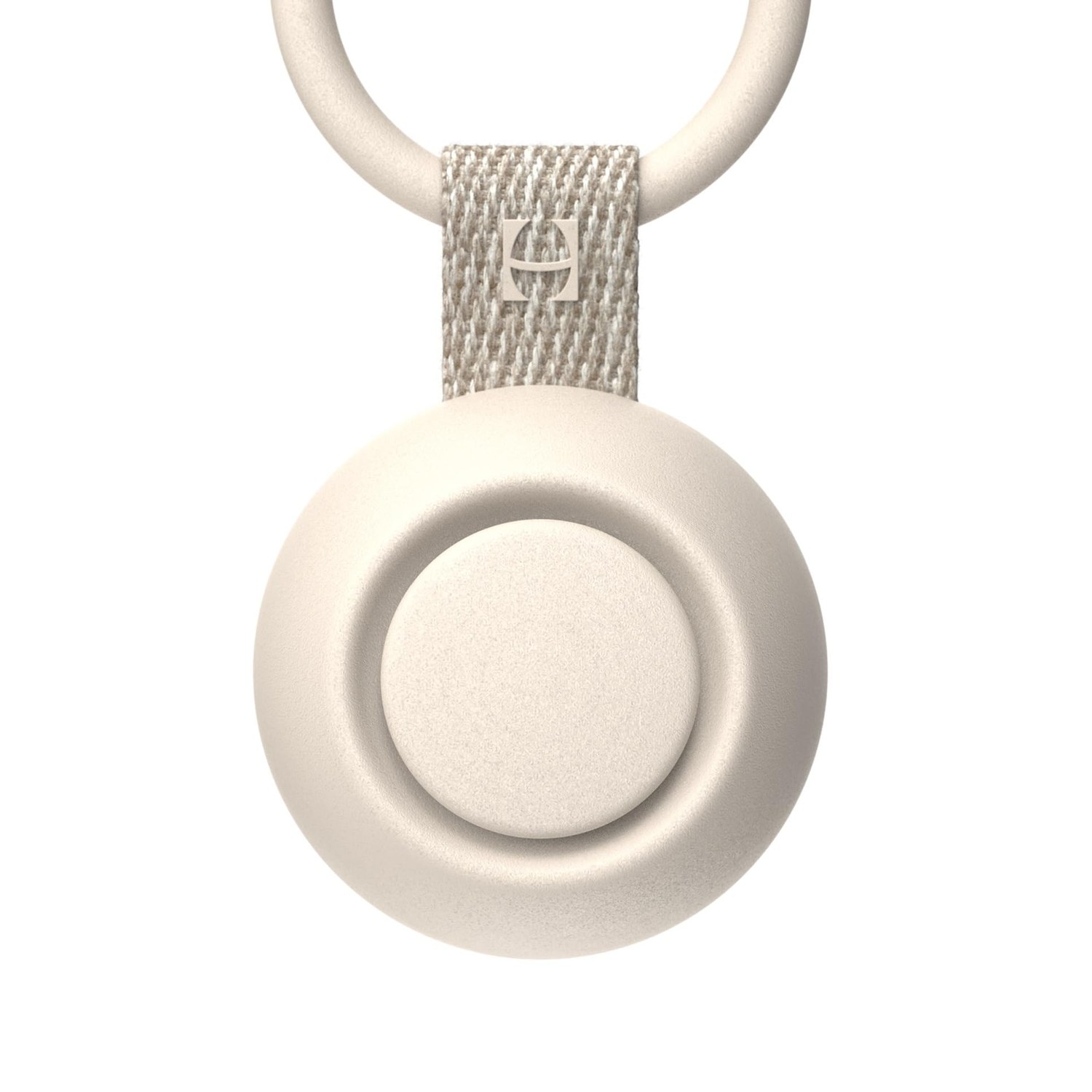 Hatch Rest Go sound machine shown in its matte putty finish